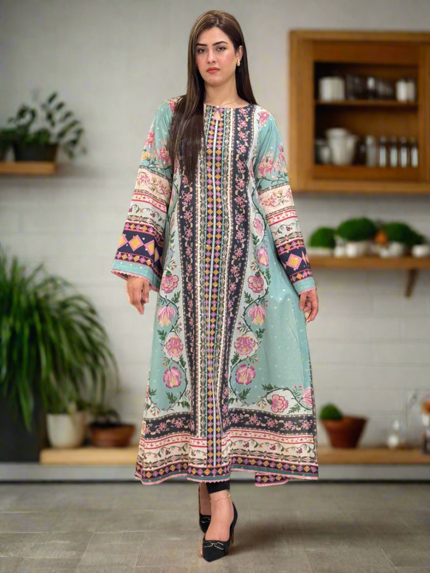 Zinc Long Shirt (Unstitched)