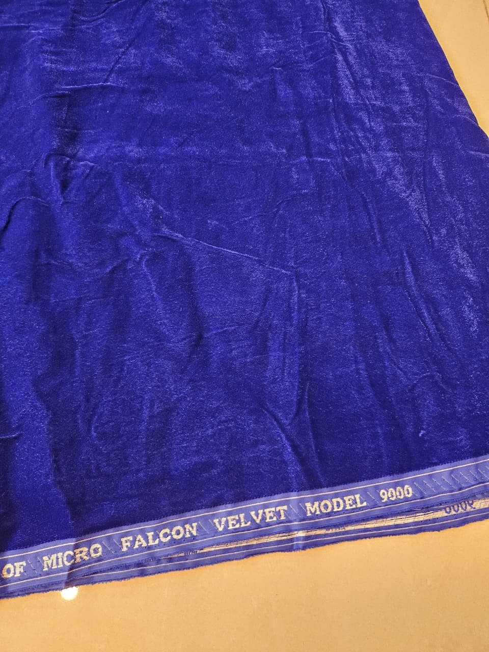 Royal Blue Velvet Two Piece (UNSTITCHED)
