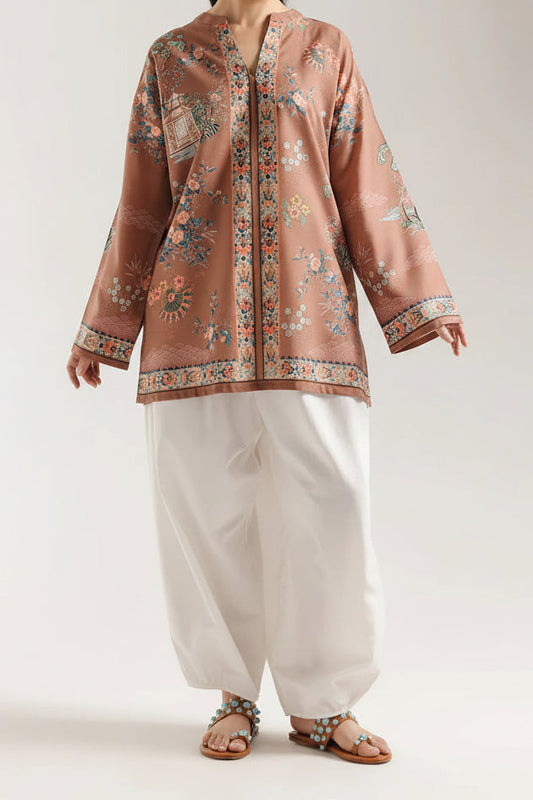Cappuccino Short Shirt (UNSTITCHED)