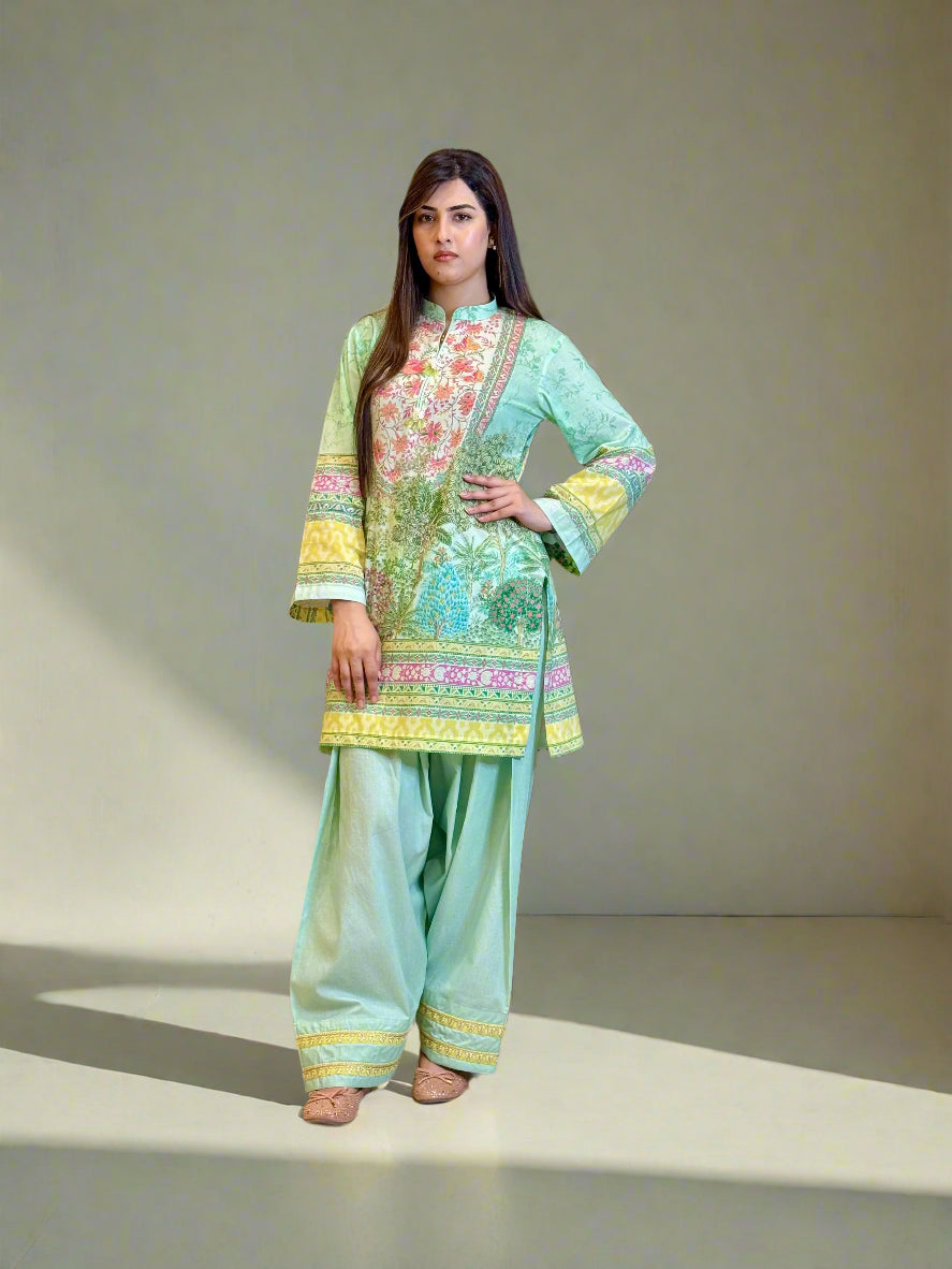 Light Green Shirt (Unstitched)