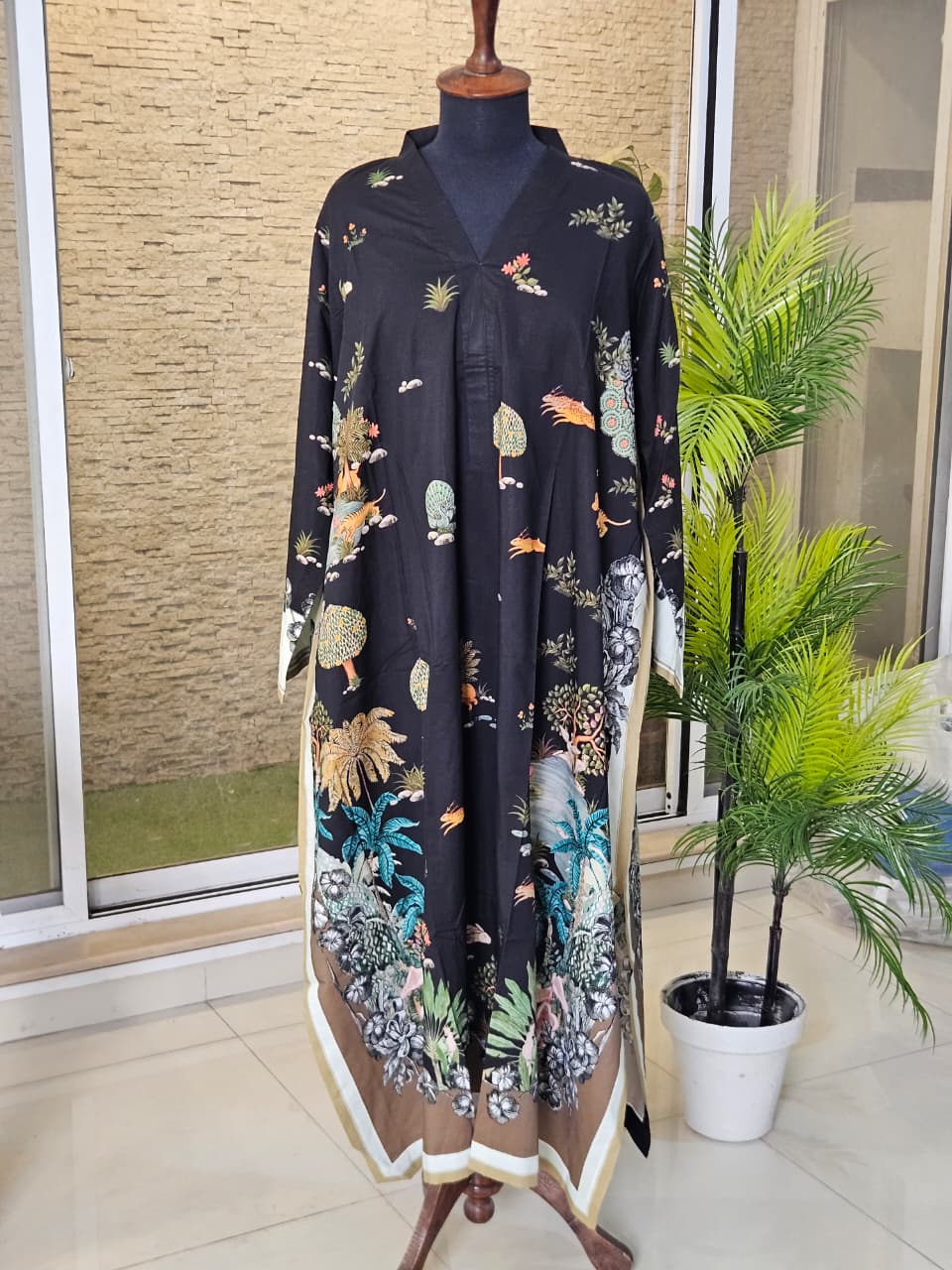 Black Forest Long Shirt (UNSTITCHED)