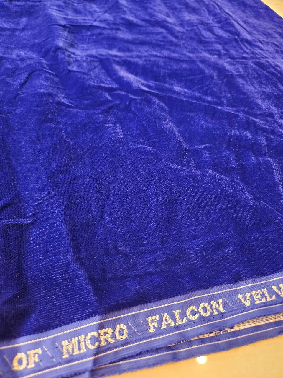 Royal Blue Velvet Two Piece (UNSTITCHED)