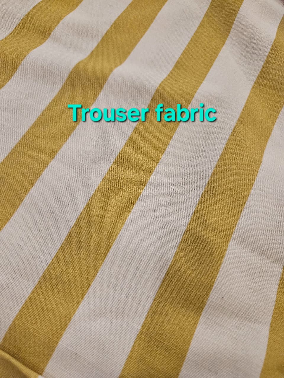 Mustard Floral Long Shirt with Stripes Trouser (STITCHED)