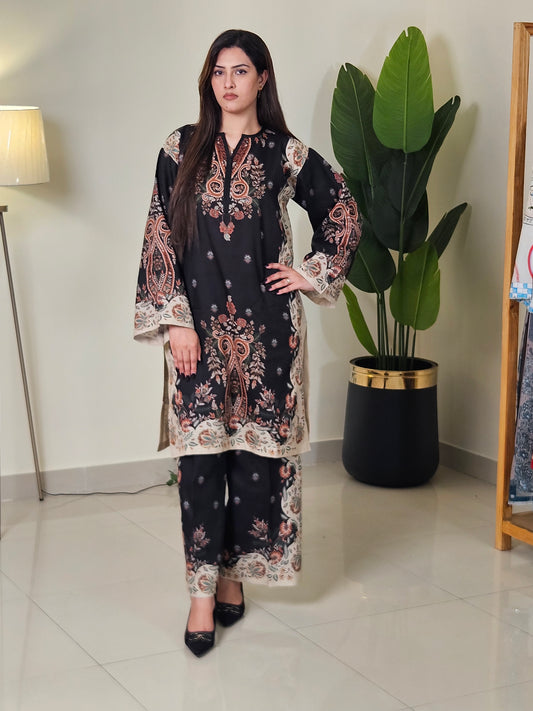 Black Skin Brown Shirt and Trouser (STITCHED)